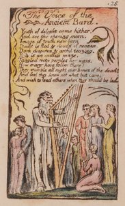 Canciones de inocencia y de experiencia, placa 25 de William Blake